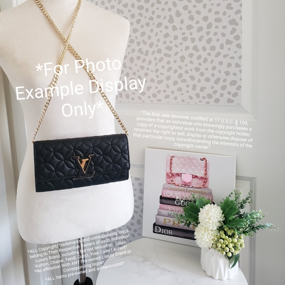 *SOLD* Authentic Pre-owned Louis Vuitton Quilted Portefeuille Capucines Wallet - Picture 2 of 14